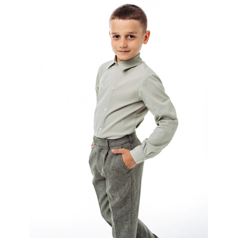 Костюмные брюки для мальчика, серые